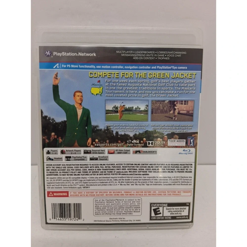 Tiger Woods PGA Tour 13 -- Masters Collector's Edition (Sony PlayStation 3,...